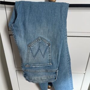MOTHER Looker Ankle Fray Jeans